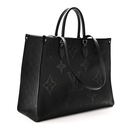Louis Vuitton Empreinte Monogram Giant Onthego GM Black 3 of 9