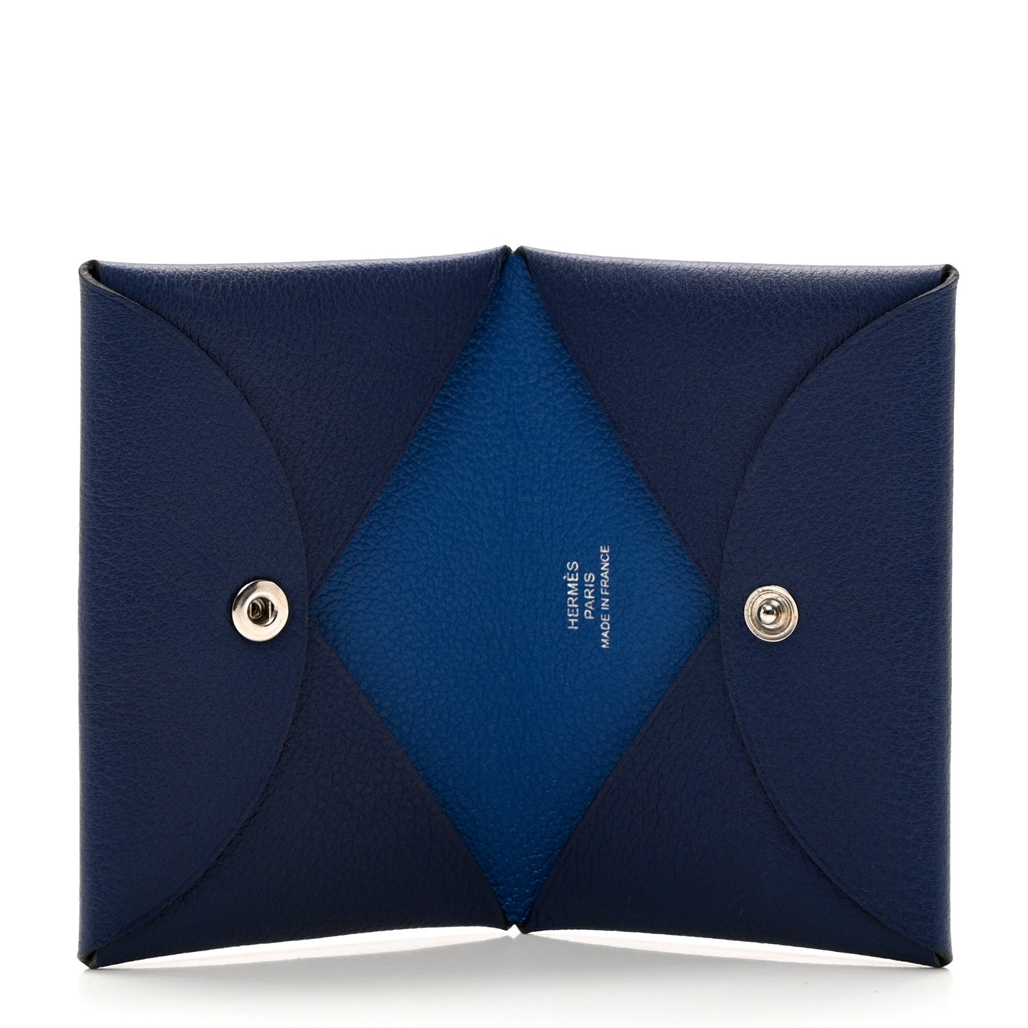 Evercolor Verso Calvi Card Case Bleu Saphir Bleu France