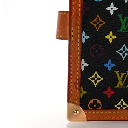 Louis Vuitton Monogram Multicolor Small Ring Agenda Cover Black 14 of 14