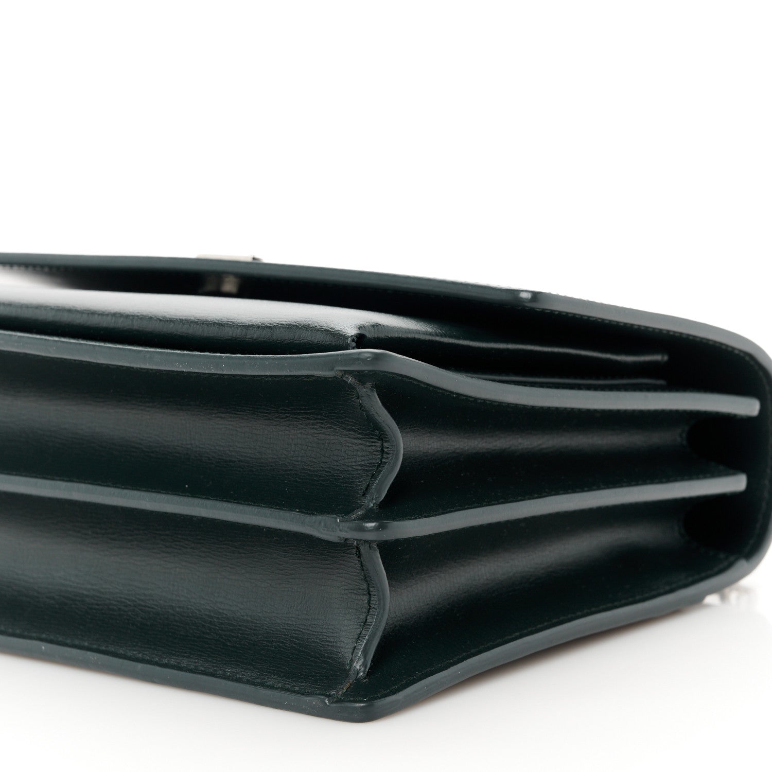 Saint Laurent Calfskin Medium Monogram Sunset Dark Green 11 of 11