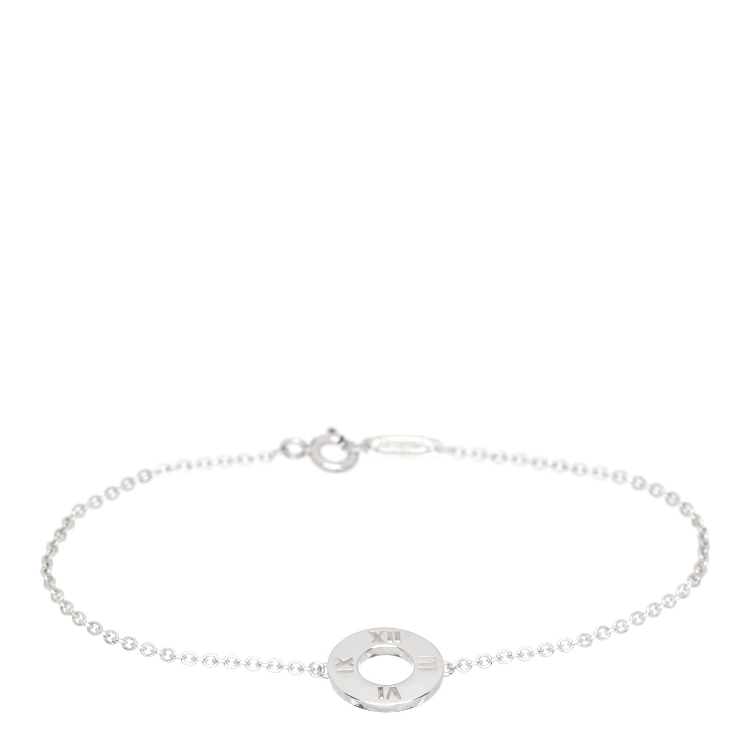 Tiffany Sterling Silver Atlas Pierced Bracelet 1 of 4