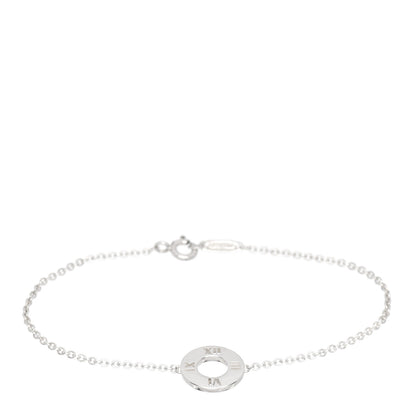 Tiffany Sterling Silver Atlas Pierced Bracelet 1 of 4