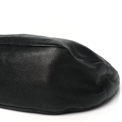 Jimmy Choo Deerskin Snakeskin Solar Hobo Black 9 of 12