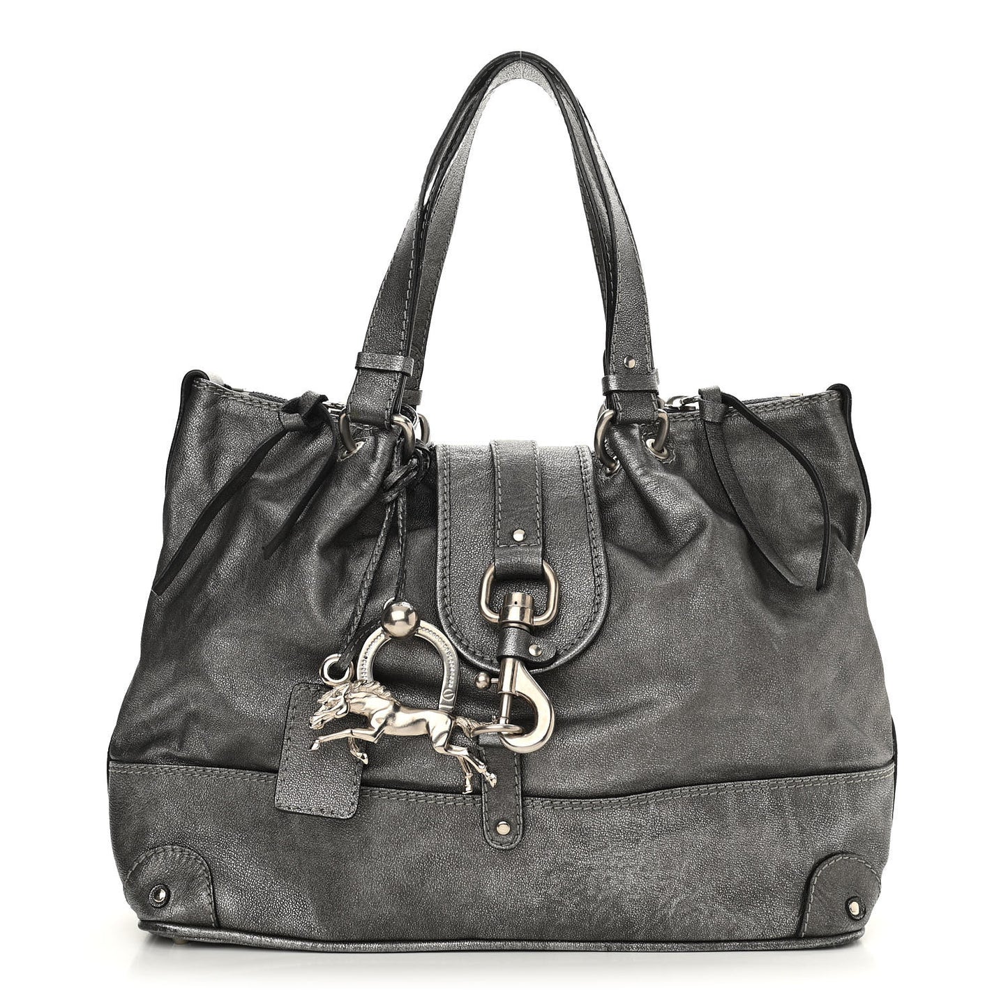 Metallic Calfskin Kerala Bag Canon
