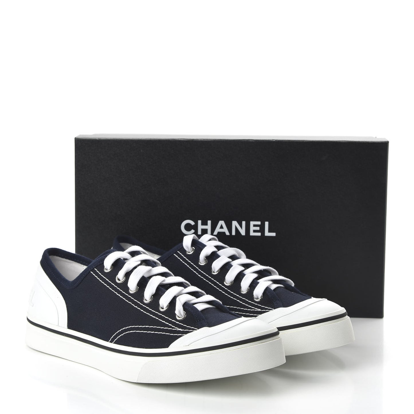 Fabric Mens Lace Up Cap Toe Sneakers 41 Navy