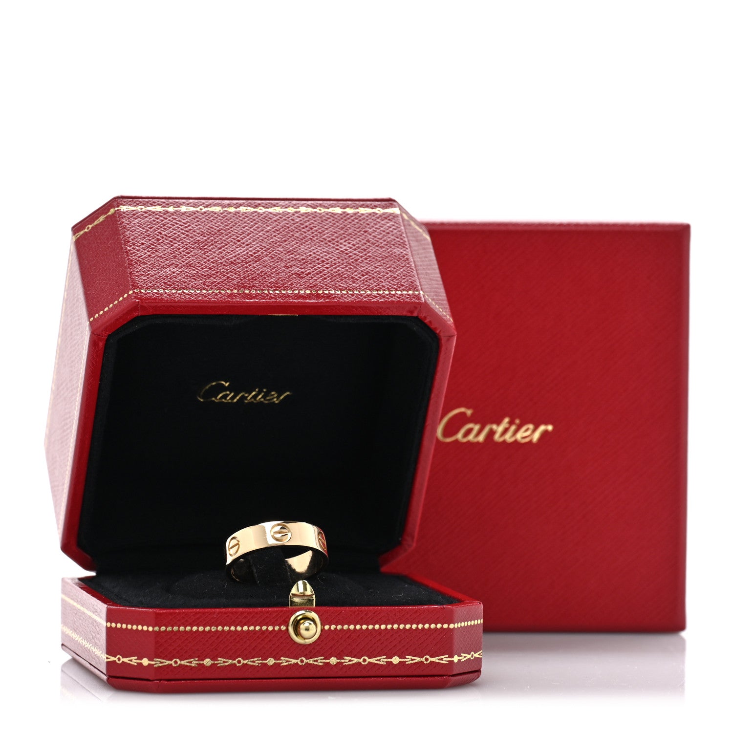 Cartier 18K Yellow Gold 5.5mm LOVE Ring 57 8 5 of 5