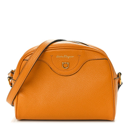 Salvatore Ferragamo Calfskin Travel Camera Crossbody Bag Olivello 1 of 9