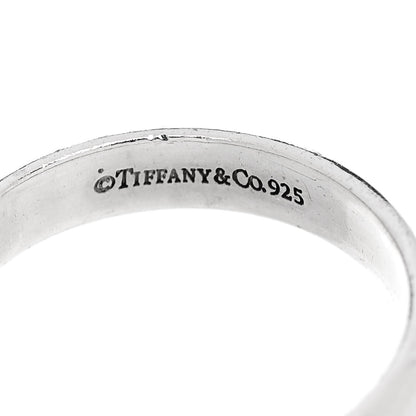 Tiffany Sterling Silver 1837 Lock Charm Ring 52 6 4 of 4