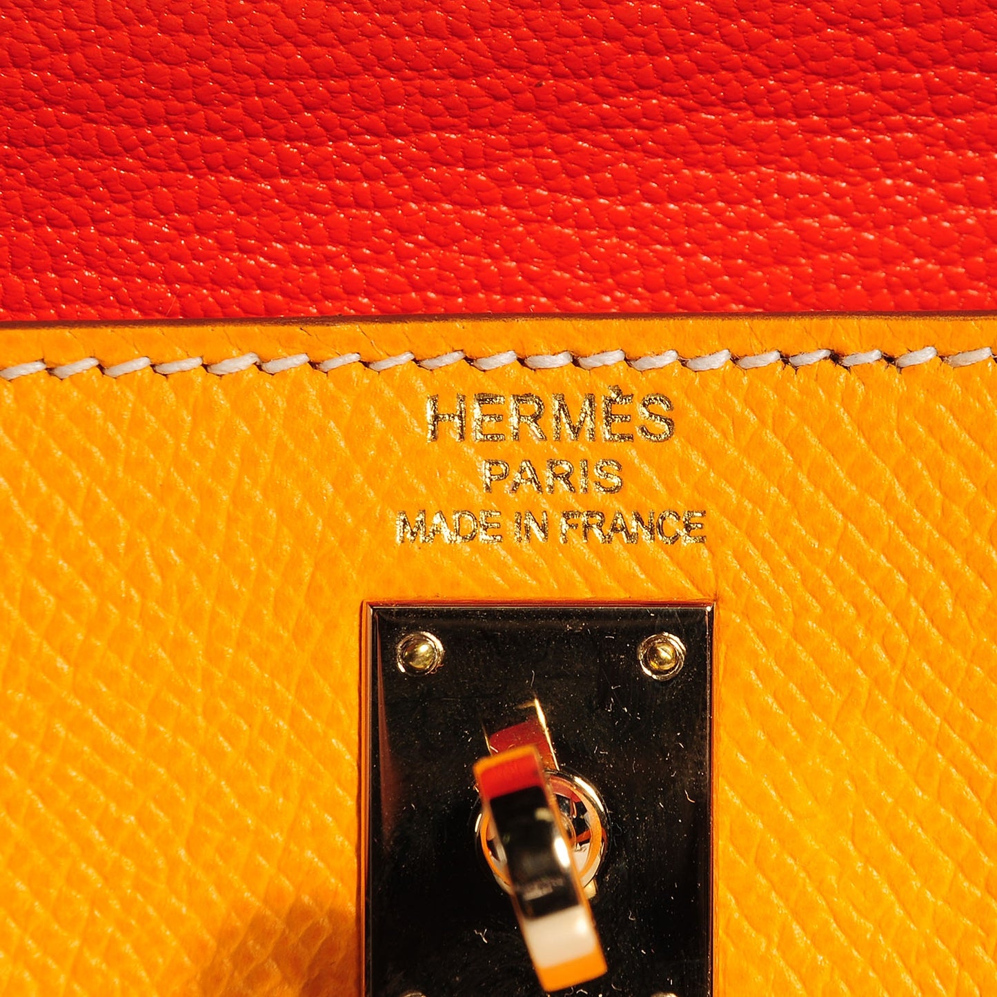 Epsom Candy Kelly Sellier 25 Jaune d'Or Feu
