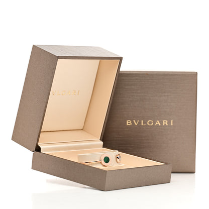 Bulgari 18K Rose Gold Mother of Pearl Malachite Black Onyx BVLGARI BVLGARI Flip Cuff Bracelet S 5 of 5