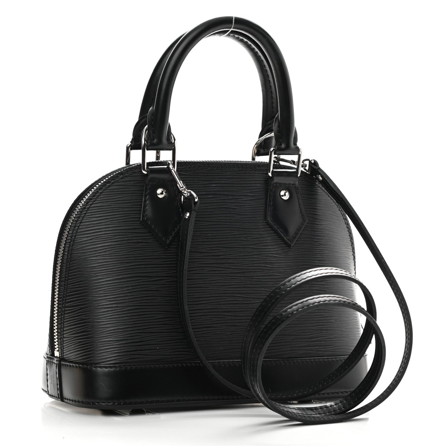 Louis Vuitton Epi Alma BB Black 3 of 9