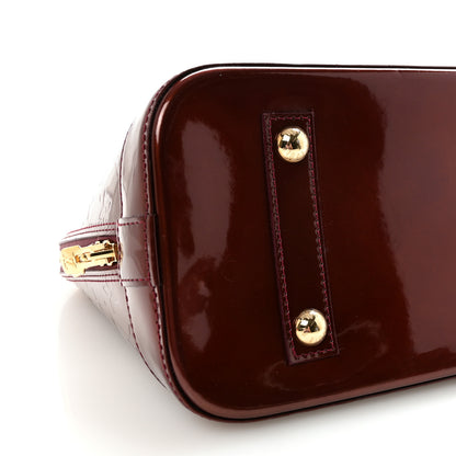 Louis Vuitton Vernis Alma PM Rouge Fauviste 8 of 9