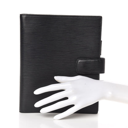 Louis Vuitton Epi Large Ring Agenda Black 2 of 6
