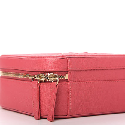 Chanel Caviar Quilted Medium CC Filigree Vanity Case Pink 6 of 11