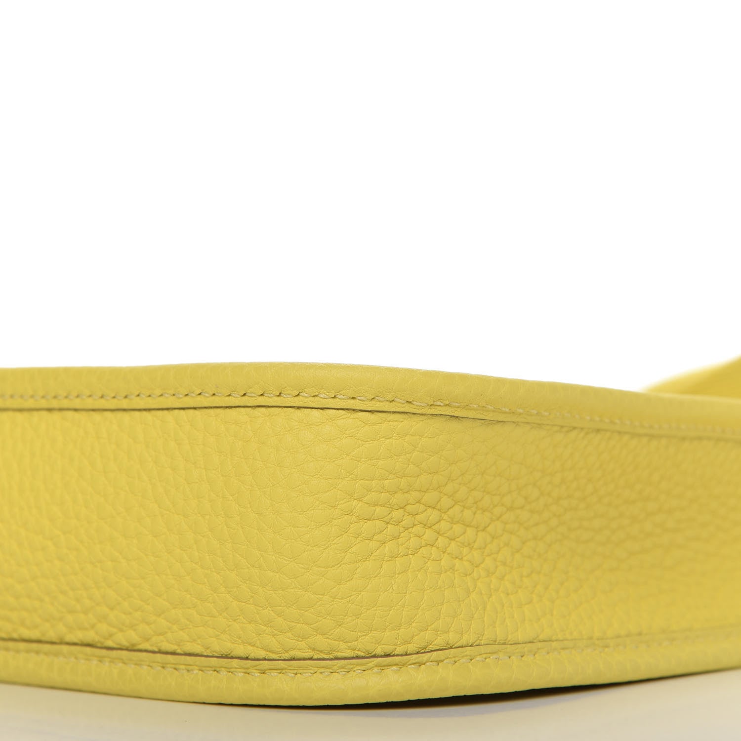 Hermes Taurillon Clemence Evelyne TPM Lime 7 of 9