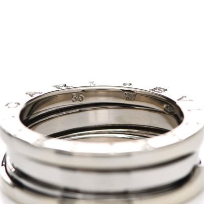 Bulgari 18K White Gold B.Zero1 Three-Band Ring 55 7.25 4 of 5
