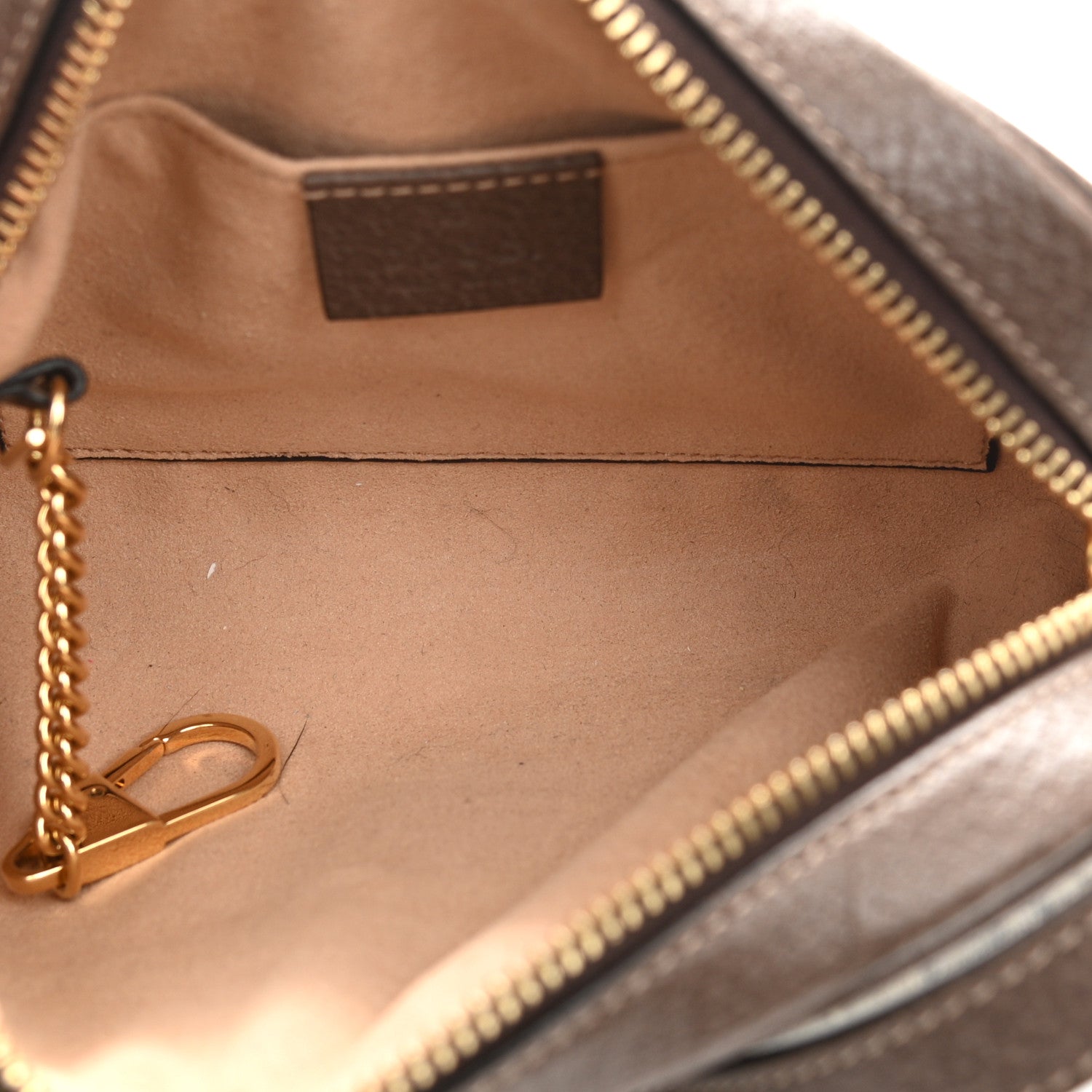 Gucci GG Supreme Monogram Web Mini Ophidia Shoulder Bag Brown 5 of 8