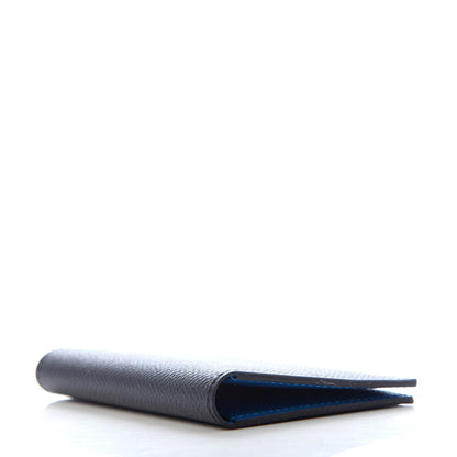 Hermes Epsom MC2 Euclide Card Holder Case Bleu Indigo Bleu Paradis 4 of 6