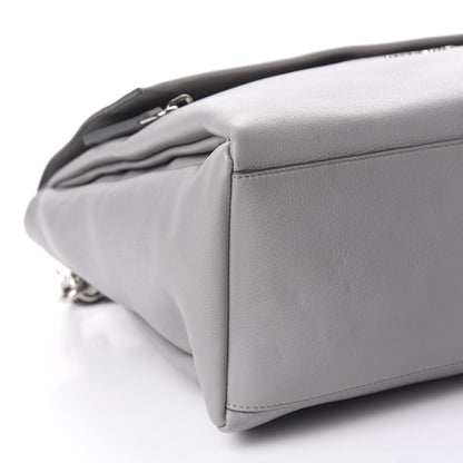 Givenchy Grained Calfskin Medium Pandora Pure Flap Bag Pearl Grey 6 of 10