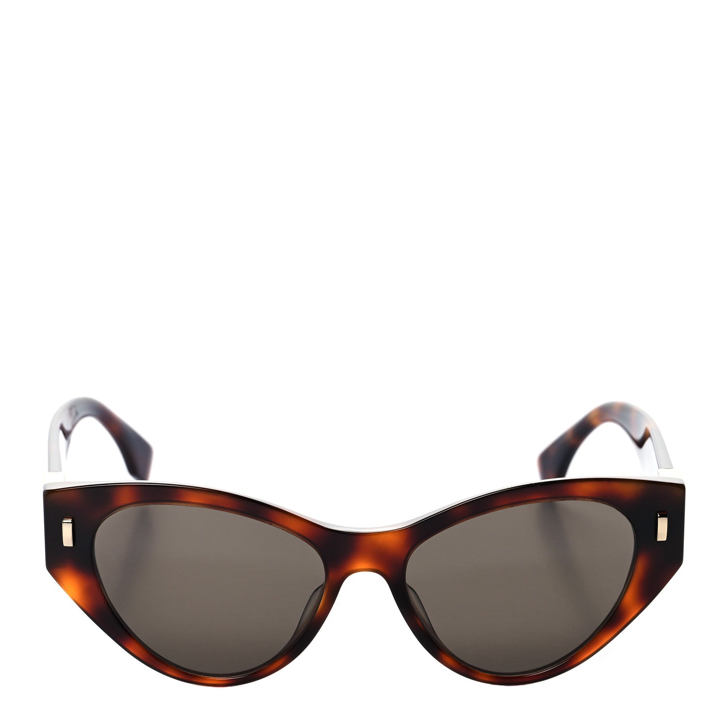 Fendi Geometric Sunglasses FE40035I Tortoise 3 of 8