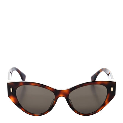 Fendi Geometric Sunglasses FE40035I Tortoise 3 of 8