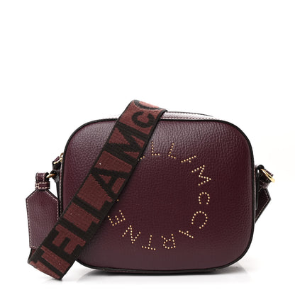 Stella McCartney Grainy Alter Mat Studded Logo Small Camera Bag Plum 1 of 12