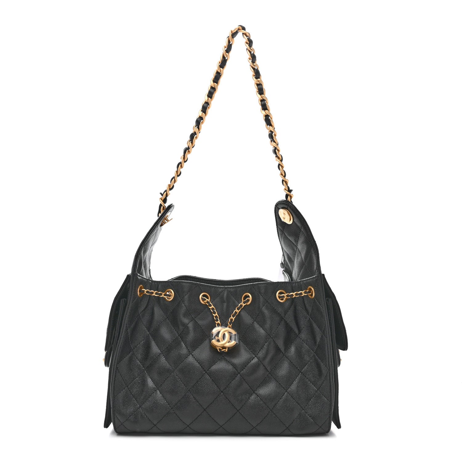 Chanel Caviar Quilted Small Chanel 25 Handbag Black 1 of 11