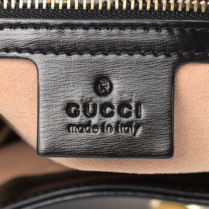 Gucci Boarded Dyana Lux Calfskin Small Jackie 1961 Hobo Black 6 of 11