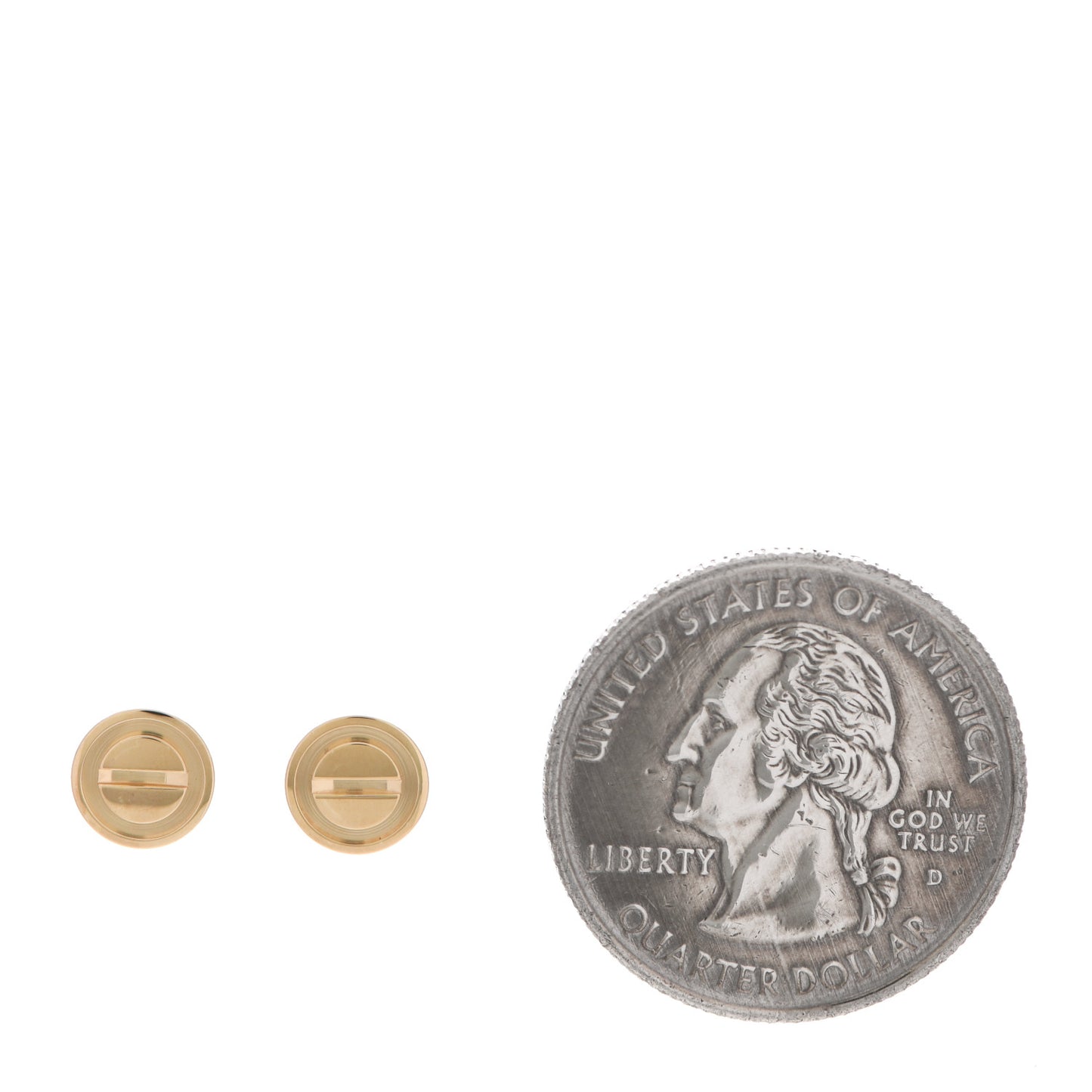 18K Yellow Gold LOVE Earrings