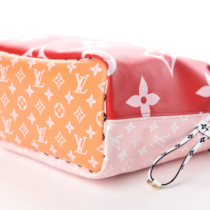 Louis Vuitton Monogram Giant Neverfull MM Rouge 7 of 11