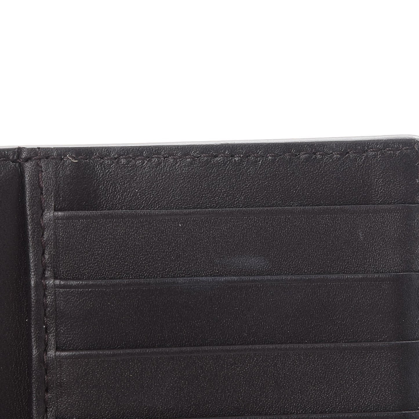 Nappa Intrecciato Continental Flap Wallet Ebano