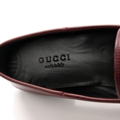 Gucci Lambskin Womens Brixton Horsebit Loafers 36.5 Vintage Bordeaux 13 of 20