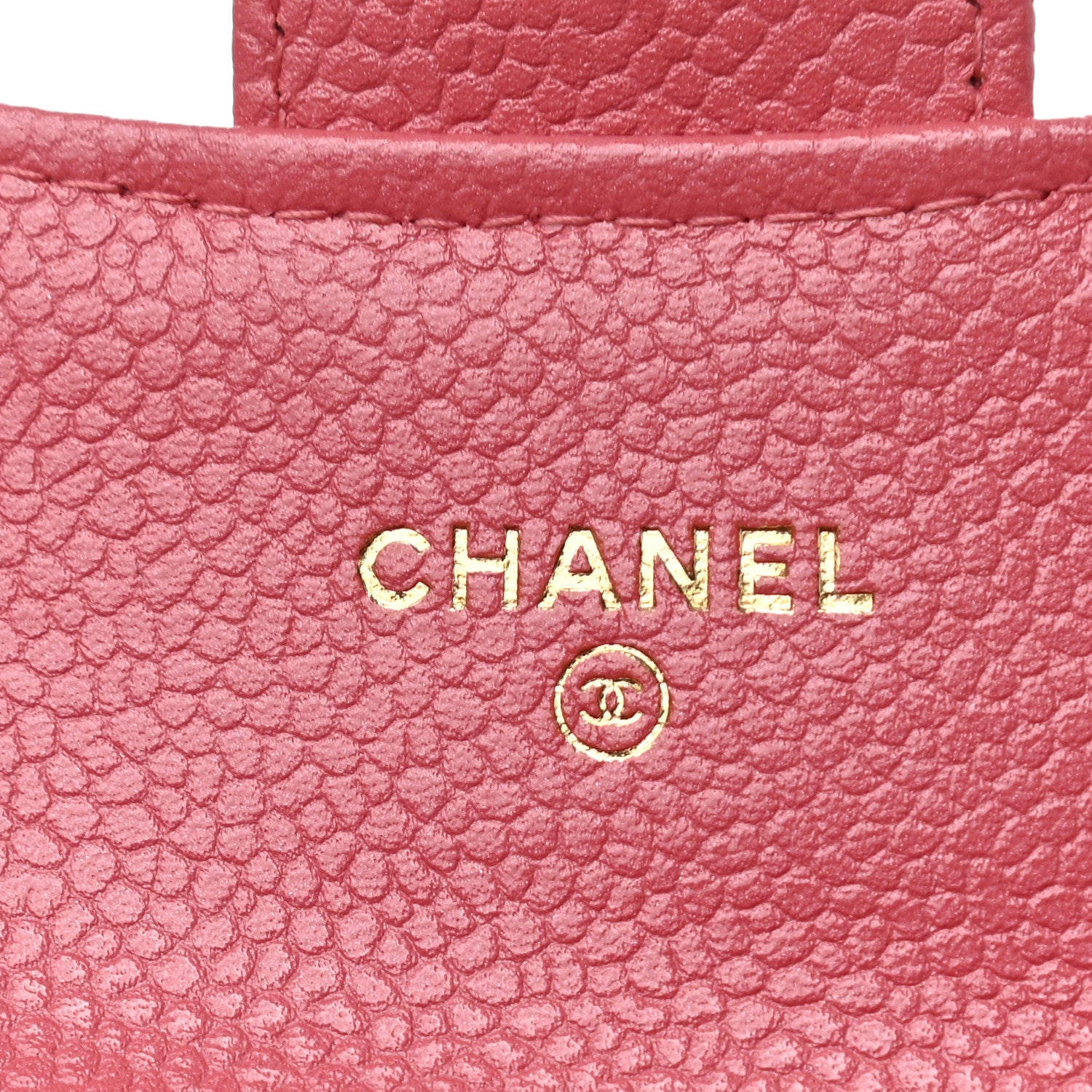 Chanel Caviar Quilted Flap Card Holder Wallet Pink 6 of 7