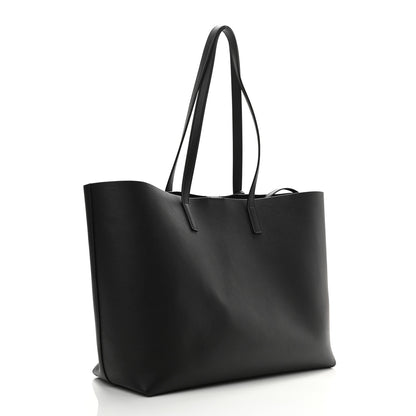 Saint Laurent Calfskin Large Shopping Tote Black 3 of 8