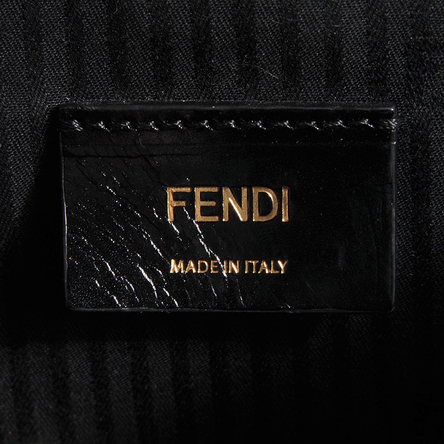 Fendi Vitello Elite Petite 2Jours Tote Black 6 of 10