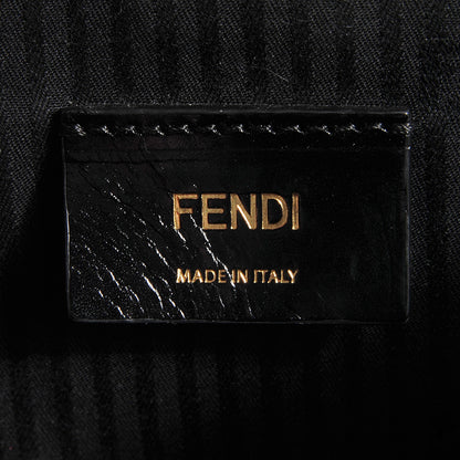Fendi Vitello Elite Petite 2Jours Tote Black 6 of 10
