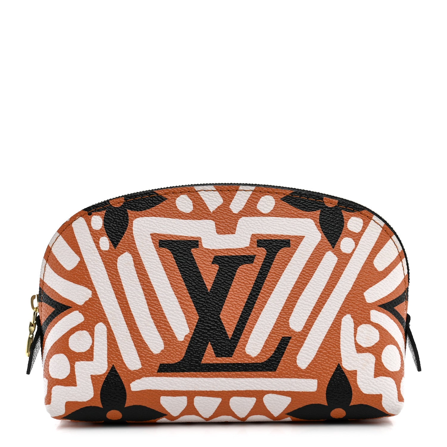 Louis Vuitton Monogram Giant Crafty Cosmetic Pouch Creme Caramel 1 of 7