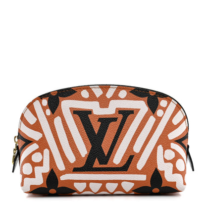 Louis Vuitton Monogram Giant Crafty Cosmetic Pouch Creme Caramel 1 of 7
