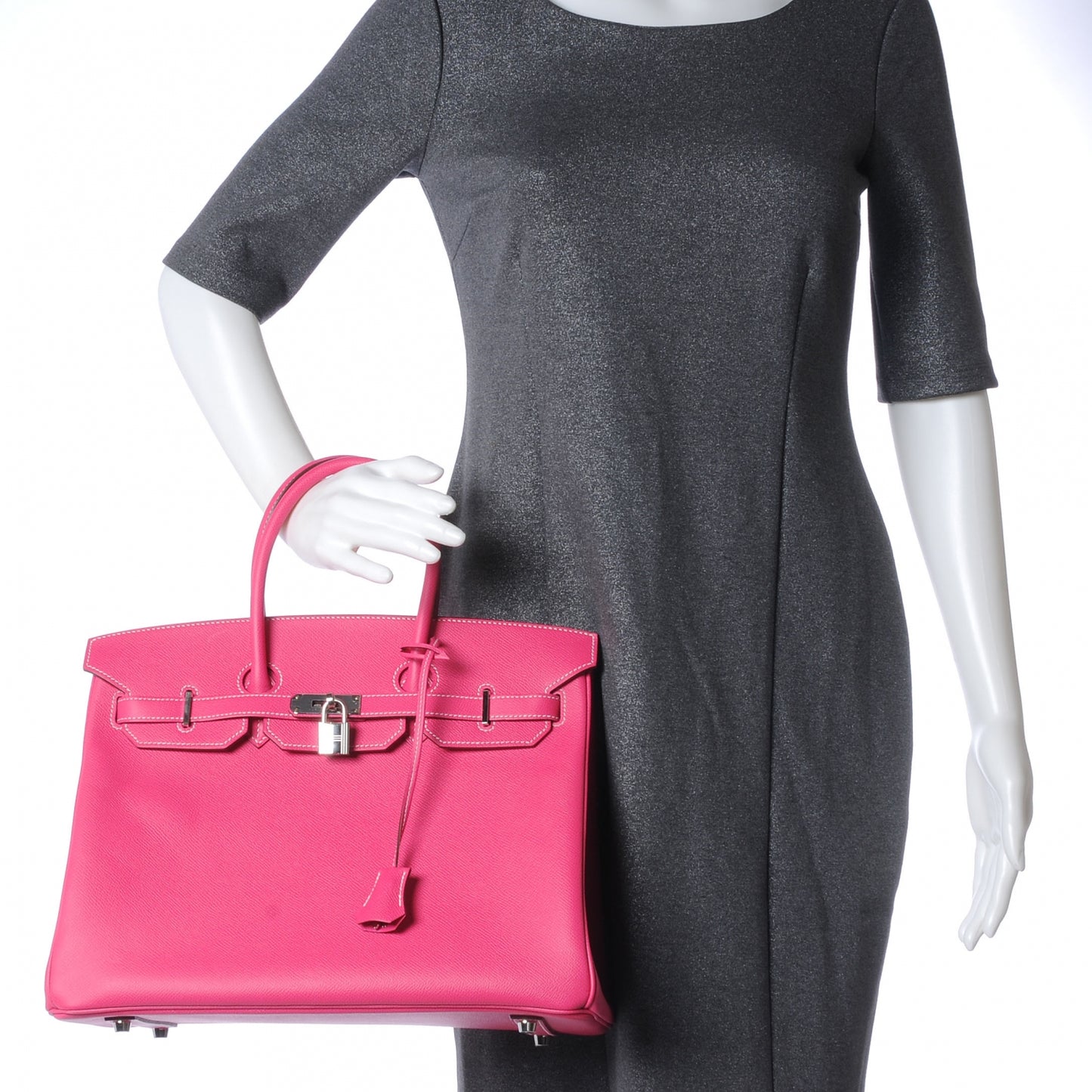 Epsom Birkin 35 Rose Tyrien