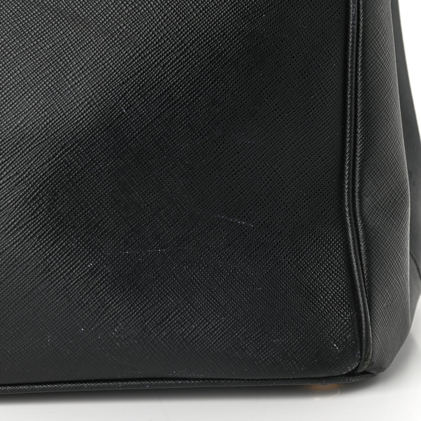 Saffiano Lux Extra Large Galleria Double Zip Tote Black