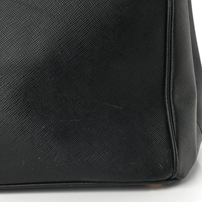 Prada Saffiano Lux Extra Large Galleria Double Zip Tote Black 12 of 12