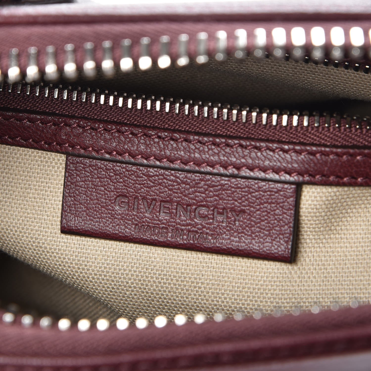 Givenchy Sugar Goatskin Mini Antigona Oxblood 7 of 8