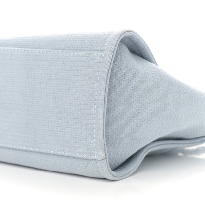 Chanel Mixed Fibers Small Deauville Tote Light Blue 10 of 11