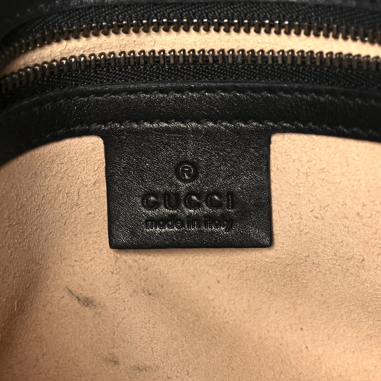 Gucci Calfskin Matelasse Studded Small Pearly GG Marmont Shoulder Bag Black 6 of 11