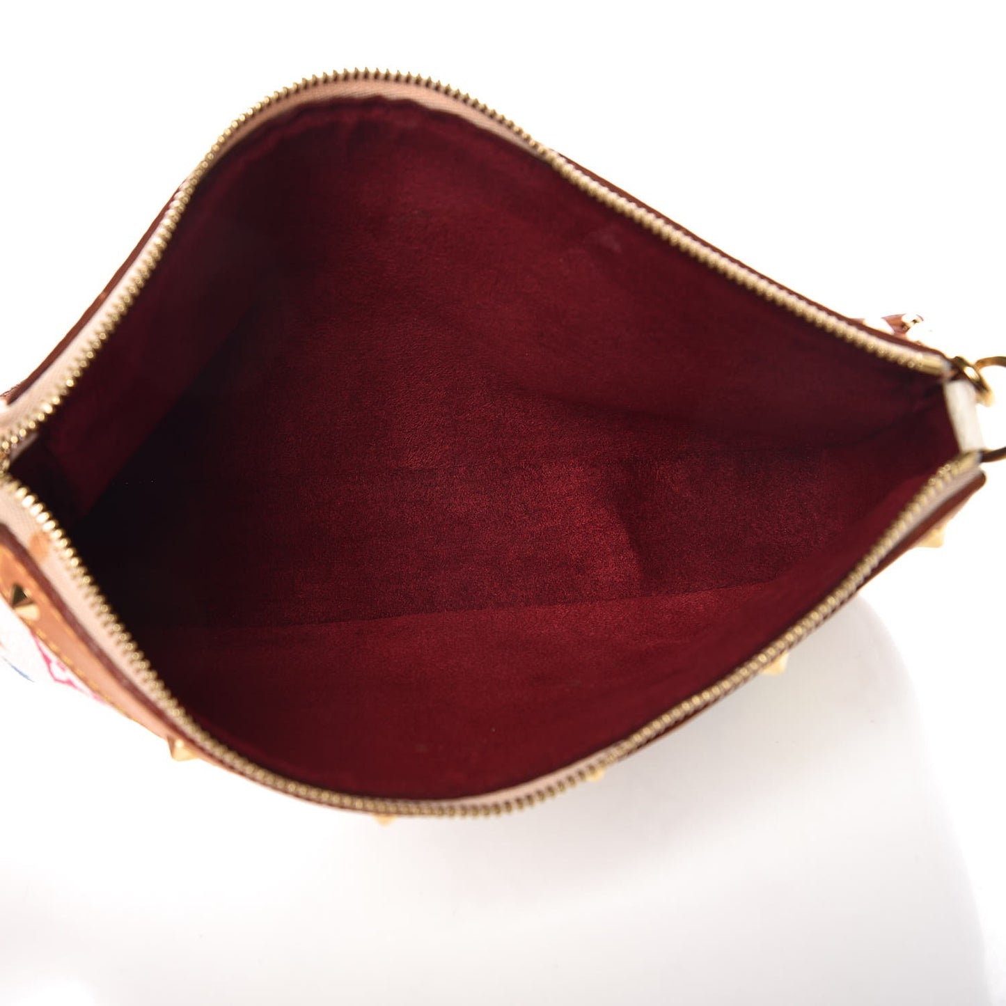 Monogram Multicolor Pochette Accessories White
