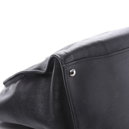 Prada Glace Calf Twin Pocket Tote Black 7 of 10