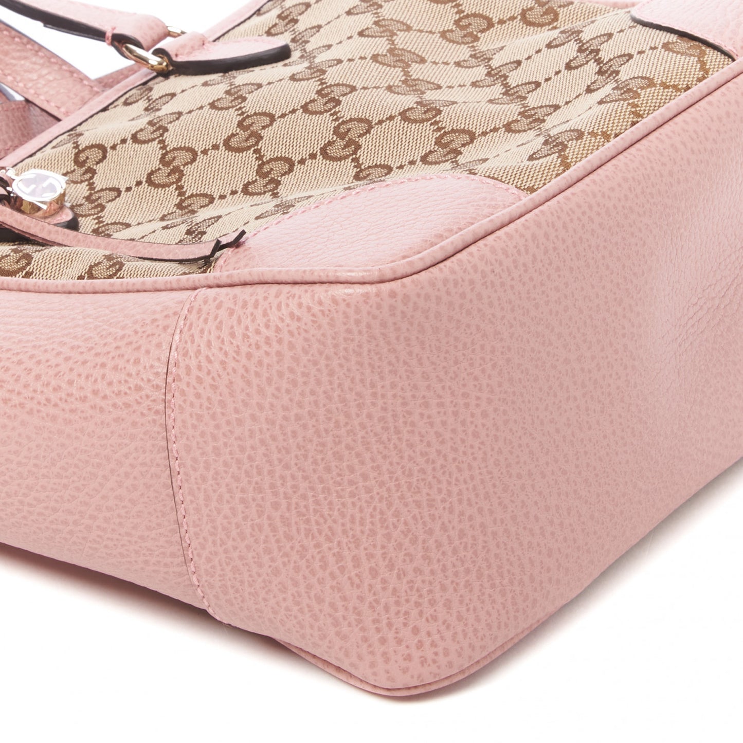 Monogram Small Bree Tote Beige Soft Pink