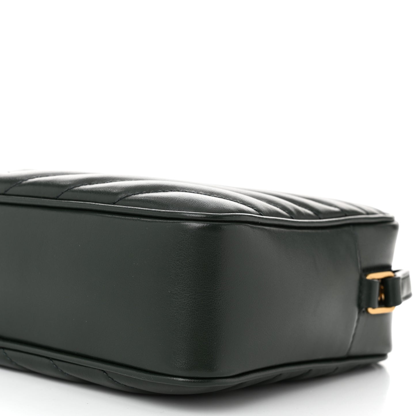 Calfskin Matelasse Monogram Lou Camera Bag Vert Fonce