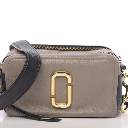 Marc Jacobs Supple Natural Grain Calfskin The Softshot 21 Bag Cement Multi 9 of 11