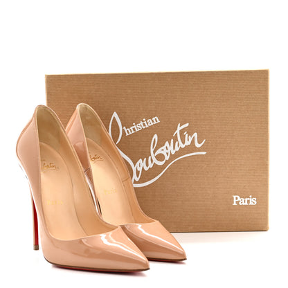 Christian Louboutin Patent So Kate 120 Pumps 37 Nude 13 of 13